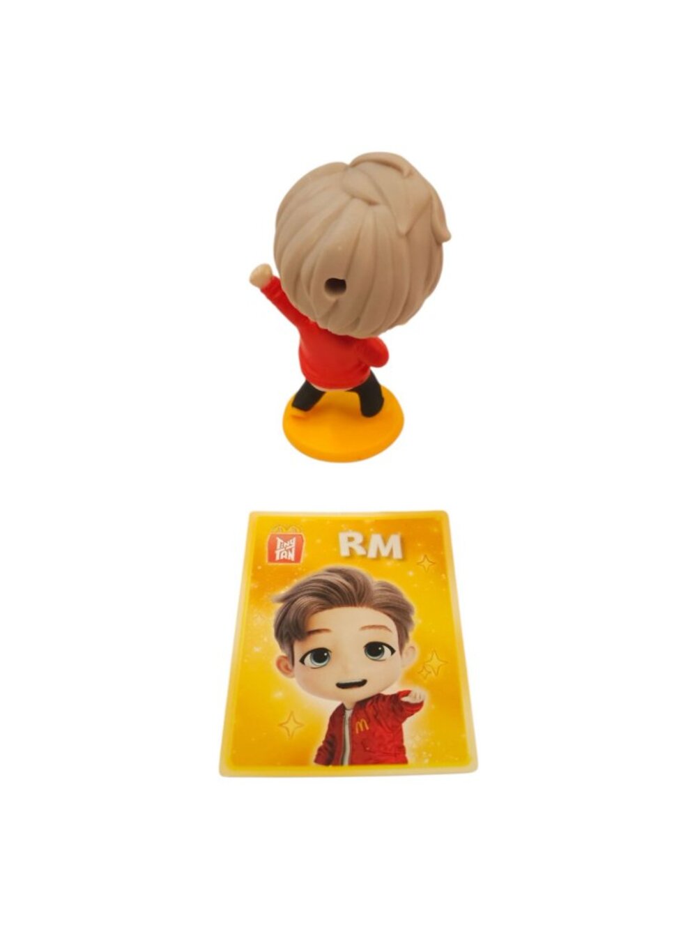 McDonalds TinyTAN BTS K-Pop Happy Meal Toy Lot Figures RM Jimin V j-hope Cards - Picture 9 of 12